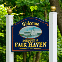 Fair Haven Welcome sign